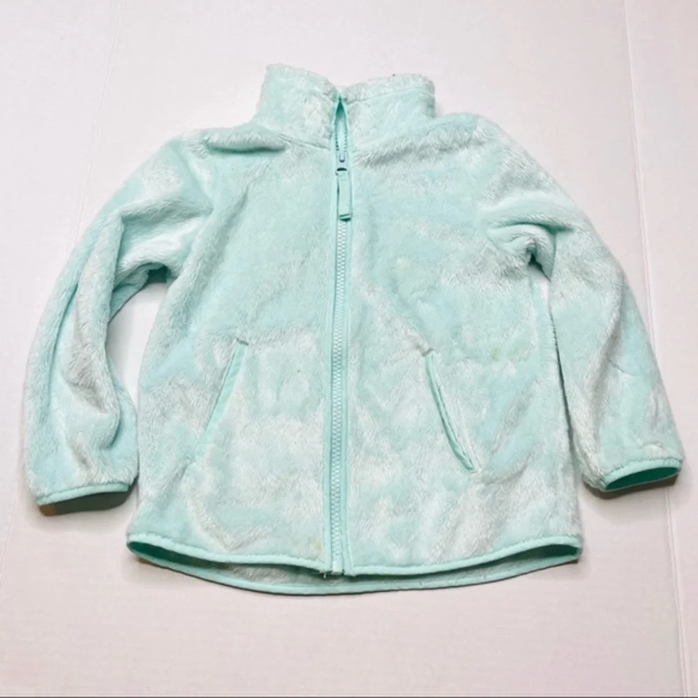 𝅺the Children’s Place Mint Faux Fur Jacket